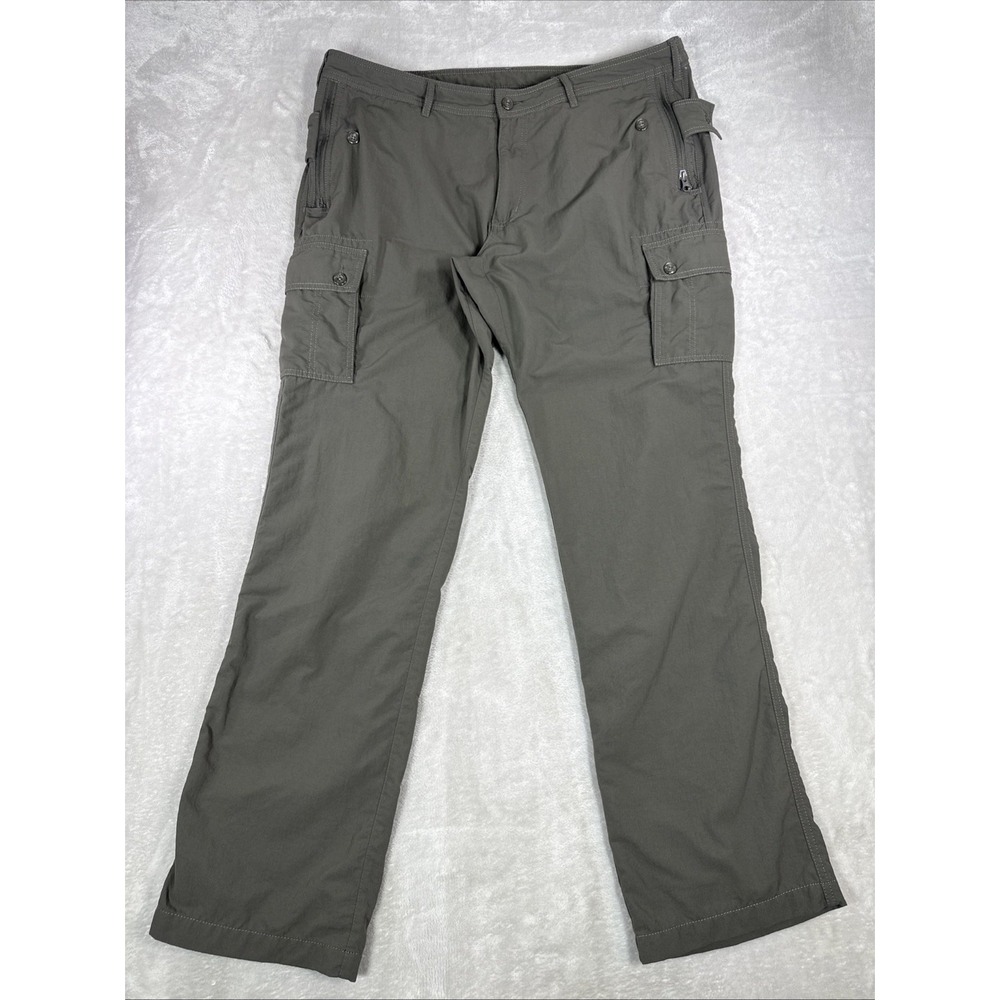 Clothing Arts Pants Mens 38X34 Gray P Cubed Pick Pocket Proof Travel Cargo